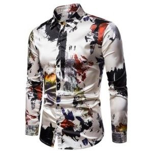 New! Men's Top Fashion Long Sleeve Shirt